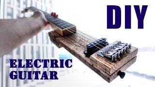 How To Make The Simplest Electric Guitar – DIY Guitar From An Old Wooden Board