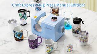 Craft Express Mug Press Manual Edition - Personalize Your 11oz Mugs for Endless Fun！
