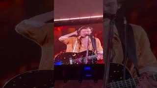 Harry Styles reaction to Fans screaming Medicine during speech before Fine Line in Milwaukee LOT 21