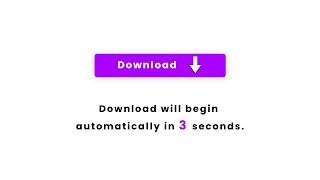 Download Button With A Countdown Timer | To Download Files Automatically - HTML, CSS & Javascript CK