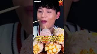 ASMR MUKBANG Satisfying Big Bites of Cheese Corn Dogs 