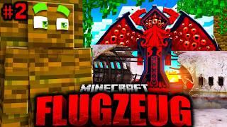 DER FLUGZEUG ABSTURZ... ZUM... "TEUFEL"?! - Minecraft FLUGZEUG #02