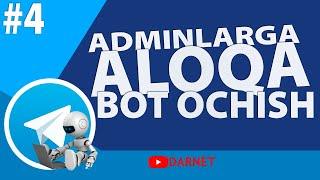 Telegram Adminlari uchun aloqa botini ochish | Telefonda LivegramBot orqali