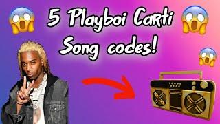 Playboi Carti 5 Working Roblox id Music Codes (Working) *2021*