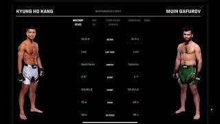 Kyung Ho Kang vs Muin Gafurov Prediction #UFCSaudiArabia