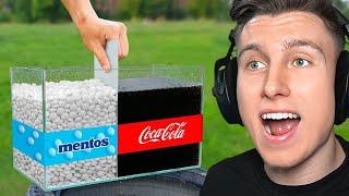 EXPERIMENT: COLA vs. MENTOS (geht schief...)