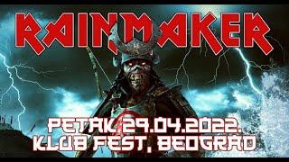 Rainmaker (Iron Maiden Tribute) - 29. April 2022. - Klub Fest Zemun