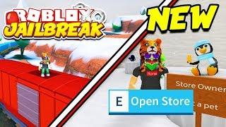 BRAND NEW PETS UPDATE!! Roblox Jailbreak and Snow Shoveling Simulator! New Pets, Train, Volt Bike!