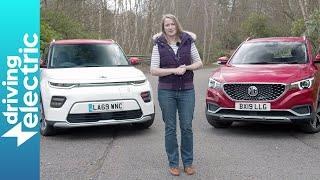 Kia Soul EV vs MG ZS EV – DrivingElectric