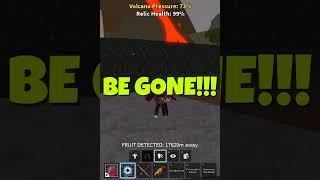I SOLO Volcano Event Using Portal Fruits - Blox Fruits  #bloxfruits #roblox #zioncalebtv