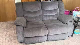 Signature Design by Ashley Tulen Modern Manual Pull Tab Reclining Loveseat Review