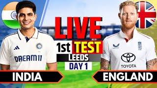 India vs England, 1st Test, Day 1 | Live Cricket Match Today | IND vs ENG Live Match Today