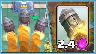  РАКЕТА ЗА 2.4 ЭЛИКСИРА! САМАЯ БЫСТРАЯ КОЛОДА В МИРЕ / Clash Royale