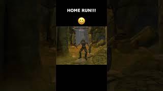 HOME RUN!!!  #skyrim #skyrimanniversary #elderscrolls #shorts