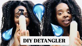 BEST DIY Detangler for Natural Hair