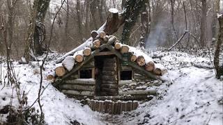 Building 3 Epic Bushcraft Shelters in the Wild from Start to Finish