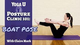 Yoga Poses: Boat Pose | Claire Mark | YogaUOnline