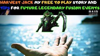 My F2P Harvest Jack Story and Some Tips For Future Legendary Fusions Raid Shadow Legends