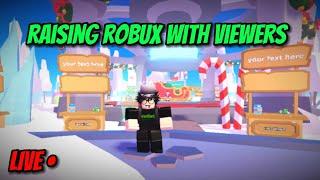 PLAYING PLS DONATE AND RAISING ROBUX WITH VIEWERS IN ROBLOX | LIVE 