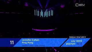 Jennifer Cohen – Ping Pong - LIVE at Eesti Laul 2020 Semifinal 1