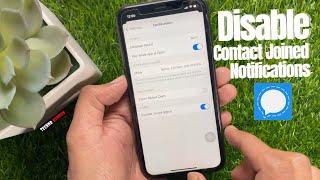 How to Turn off Contact Joined Notifications on Signal App in Android & iPhone