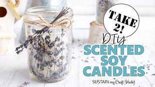 How to Make Soy Candles with Essentials Oils and Dried Lavender - The Right Way!!!