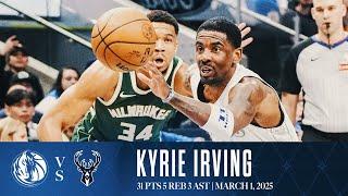 Kyrie Irving (31 Points) Highlights vs. Milwaukee Bucks | March 1, 2025