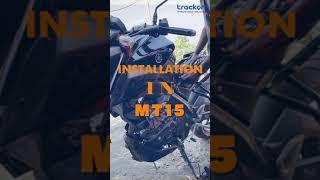 Yamaha MT15 GPS Tracker Installation.