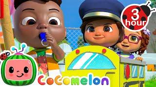 Wheels on the Bus (School Version)  CoComelon Nursery Rhymes and Kids Songs | After School Club