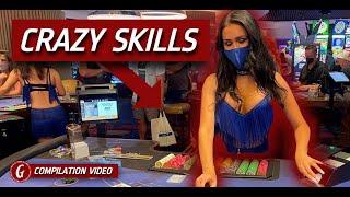 Best Poker Dealer Tricks 🃏 Crazy Card Deals | #GManClips