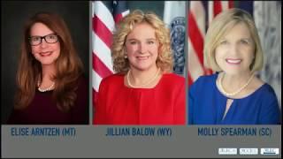 Jeanne Allen and School Superintendents Molly Spearman, Elsie Arntzen and Jillian Balow at SNPS