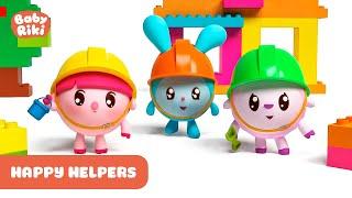 BabyRiki | Happy Helpers  Best episodes collection | Cartoons for Kids | 0+