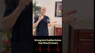 Wrong Arm Position Raises Your Blood Pressure!  #drmandell #health #bloodpressure #BP