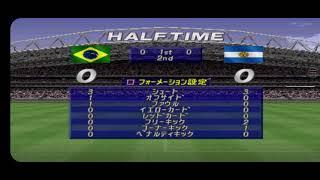 World Soccer Winning Eleven 2002 (Japan) - Playstation 1 gameplay