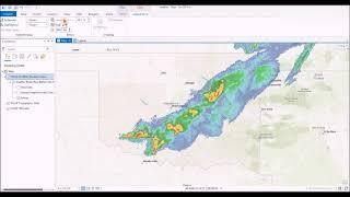 ArcGIS Pro Streaming Weather, Traffic, Stream Gauges, Base Maps, Wildfires