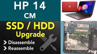 Hp 14 Cm - xxxx SSD & HDD Upgrade, STEP By STEP