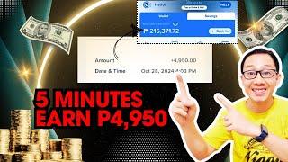 KUMITA SA GCASH NG P4,950 IN 5 MINUTES LANG SA WAGO APP