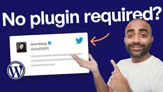 How to Add a Twitter Feed to WordPress Site Without a Plugin