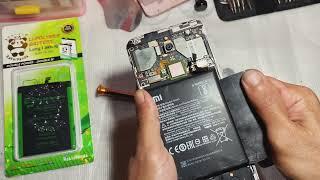 Cara ganti baterai redmi 5 plus | baterai kembung layar sampai ngangkat.