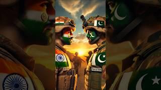 Indian Jawan Vs Pakistani Jawan Ai Shorts | Trending Ai Shorts | #ai #pakistan #india #shorts #army