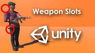 Weapon Slots in Unity -  Shooting 3/6