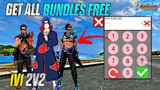 GET ALL BUNDLES FREE  | HOW TO USE CODE SYSTEM  | 1V1, 2V2 OB48 BUNDLES IN CRAFTLAND HN SHRI