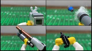 Lego first person stop motion weapons tests Part 5