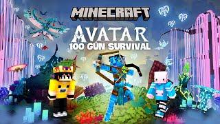 Minecraft'ta 100 GÜN AVATAR OLARAK HAYATTA KALDIM!