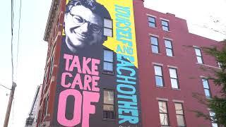 Cincinnati People – “Take Care” Jerry Springer Mural