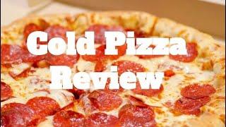 Food Review: Cold Pizza + Water