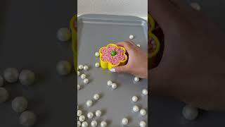 ASMR beads pour #satisfying #pearlhunter #pearlaccessories #beads #stonebeads #pearlbeads