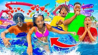 WE WENT TO THE LITTEST WATERPARK & FINALLY MET WOO GIRLFRIEND….