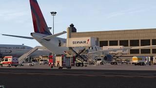 X-Plane 11. Boston Logan International Airport