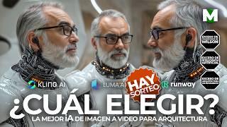 INTELIGENCIA ARTIFICIAL para ARQUITECTURA en VIDEO | ​KLING vs LUMA vs RUNWAY imagen a video ai ia